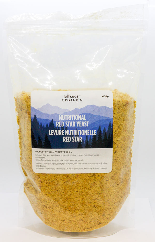 Left Coast Organics Nutritional Red Star Yeast (400g) - Lifestyle Markets